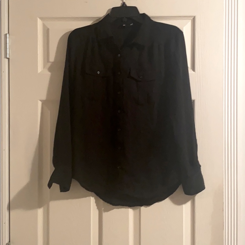 Black dress shirt